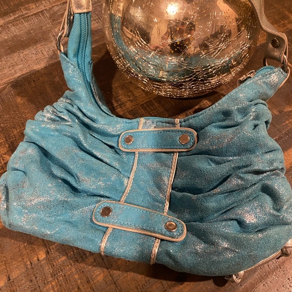 Blue with shimmery silver handbag🩵✨🩵 - Picture 3 of 5